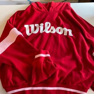 F21+ Wilson crop top hoodie